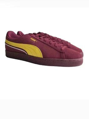 Puma Suede Triplex Mens 12 Sneakers Shoes Burgundy 381175-2 B Boy Classic NEW